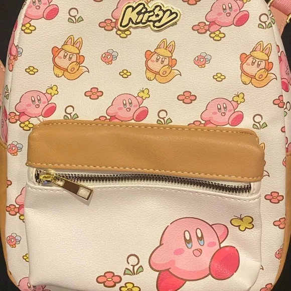 Bioworld Kirby Waddle Dee Flowers Mini Backpack is available  display picture 1